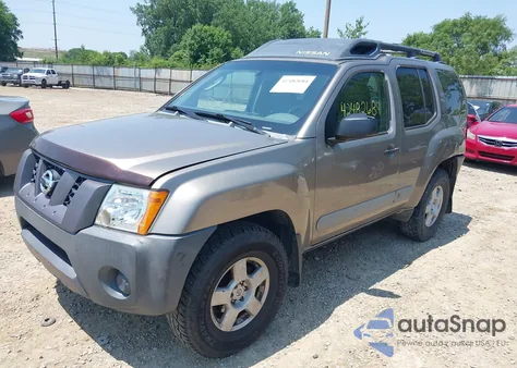 2005 Nissan Xterra S z USA, uszkodzony, nr VIN 5N1AN08W45C650448